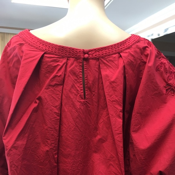 Free People Embroidered bat wing blouse - Picture 3 of 7